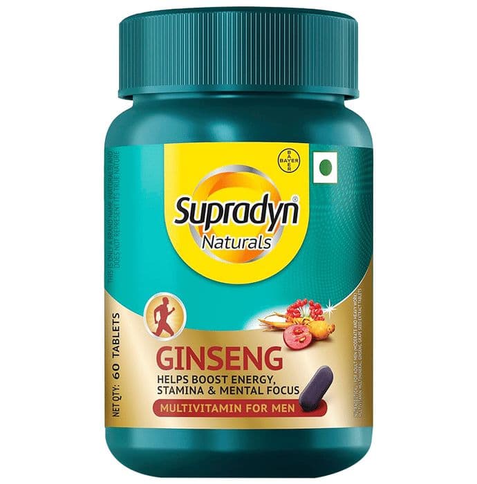 Supradyn Naturals Ginseng Multivitamin Tablet for Men